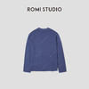 ROMI STUDIO“复古色彩”蓝染舒适棉质纺织打底圆领长袖 RWCAS65007 商品缩略图1