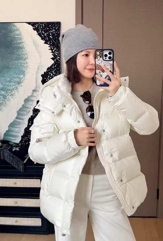 男女同款超火玛雅蒙口羽绒服460克白鸭绒 商品图1