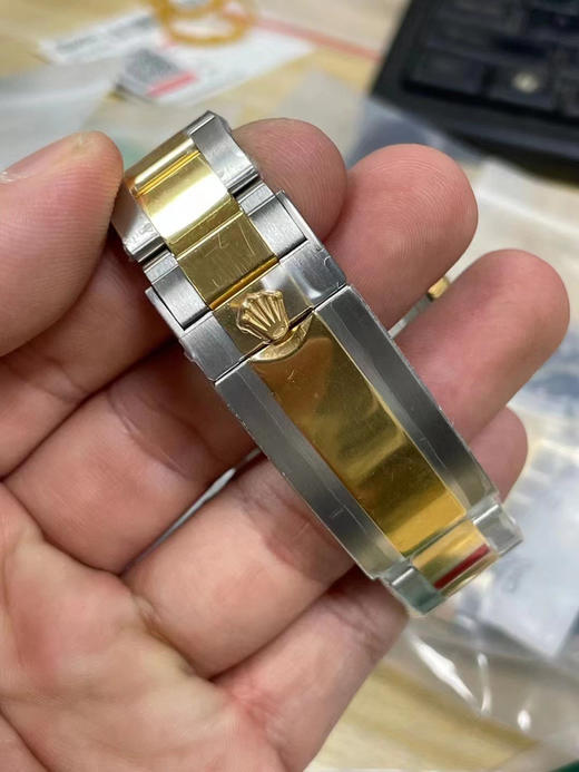VS全新 41mm 间金蓝水鬼 搭配满血版3235定制版一体机芯➕搭载新版本的Clean厂绿圈口(全新的！+VS自造夜光珠，不用担心夜光珠颜色太黄！）整表基于正品original原版开模的copy版本 商品图10