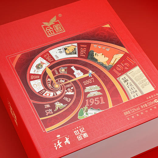 金徽酒×读者联名  52度世纪金徽五星读者联名礼盒 商品图6