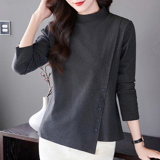 爆款德绒打底衫女内搭2026新款秋大码长袖上衣可外穿品牌正品高档 商品图1