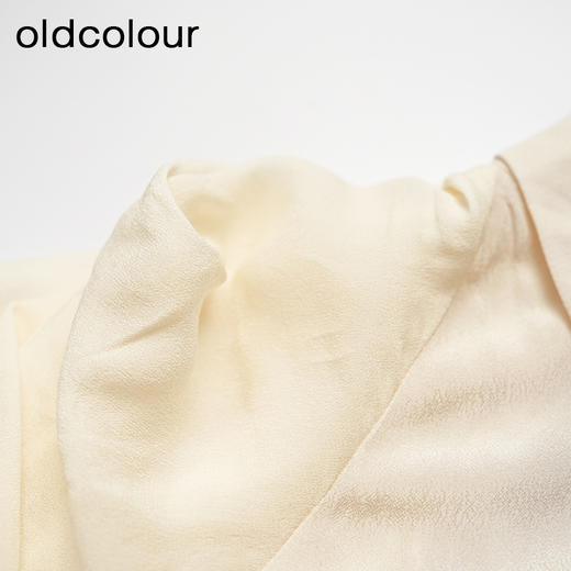 oldcolour欧珂夏季时尚简约宽松休闲纯色短袖衬衫女HO26011459 商品图3