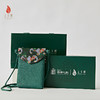 【上久楷 X 恭王府】宋锦手机包 彩画蝙蝠 墨绿XB3B085205001 商品缩略图0
