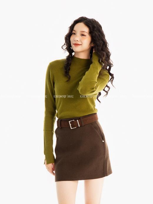 【门店同款】ENJOY冬季复古简约半身裙 167696716 商品图4