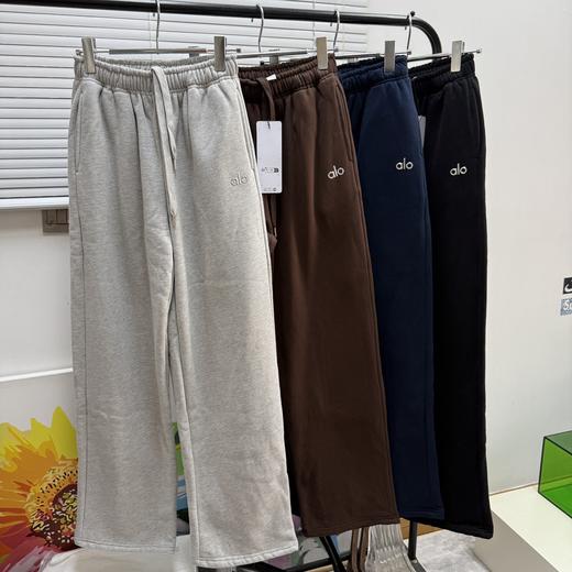 D110410内里有加绒女士裤 阔腿裤拉绒卫裤休闲户外运动瑜伽长裤 商品图0