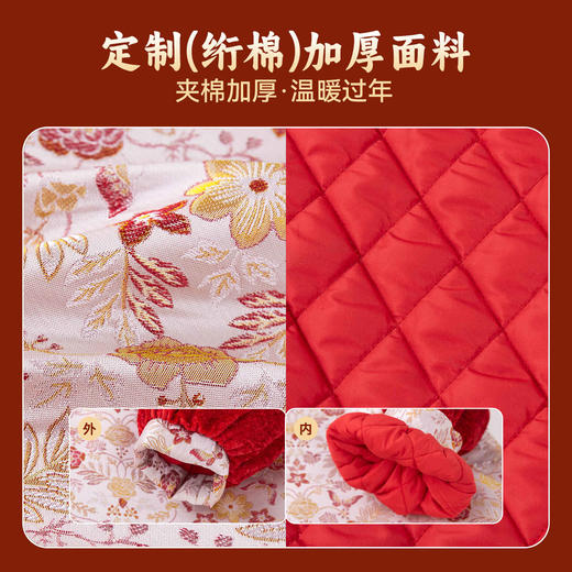 【清仓】嘟嘟家女童汉服裙装女宝冬季新中式衣服女孩新年衣服宝宝国风童装 商品图3