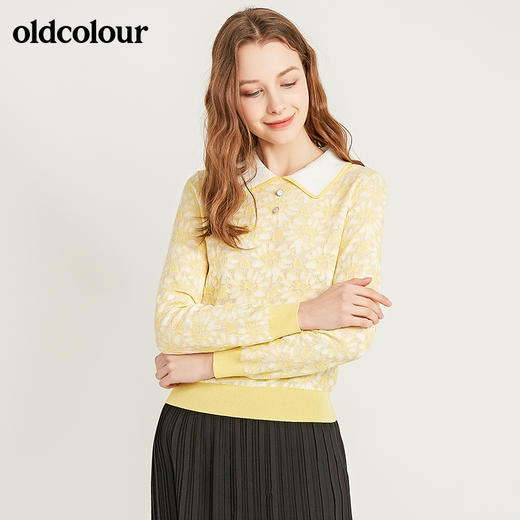 oldcolour欧珂秋冬设计感时尚休闲通勤短款套头衫女GM41052902 商品图5
