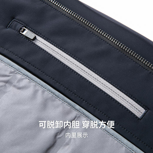 【兔毛内胆&85%白鹅绒】圣得西2025秋冬季新款男士修身保暖尼克服 商品图9