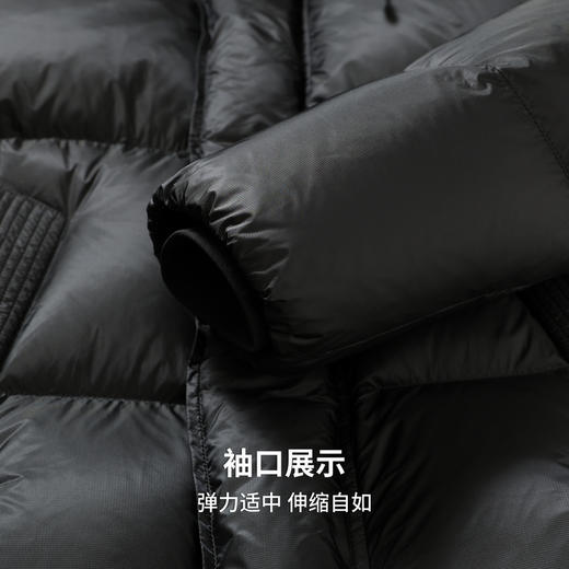 圣得西男高蓬连帽羽绒服2025秋冬款时尚御寒潮流易打理不跑绒外套 商品图8