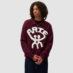 Arte All Together Cardigan 艺术字拉链开衫