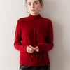 「高货rig」全新升级【铂金会员404/天猫539/差价135】(02301)洛诗琳法式领口提花羊绒衫2025秋冬新款气质半高领毛衫 商品缩略图3