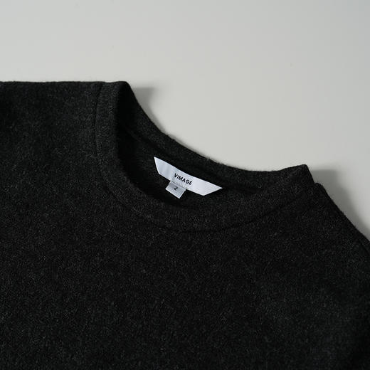 VIMAGE纬漫纪腰部褶皱设计显瘦时尚不规则裙摆长款连衣裙V2407112 商品图2