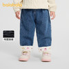 巴拉巴拉宝宝长裤加绒牛仔裤冬季女童装2025新款裤子 商品缩略图0