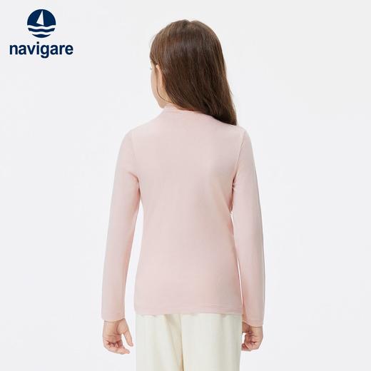 【纳维凯尔】【120-165】意大利小帆船女童半高领羊绒保暖打底衫 商品图7