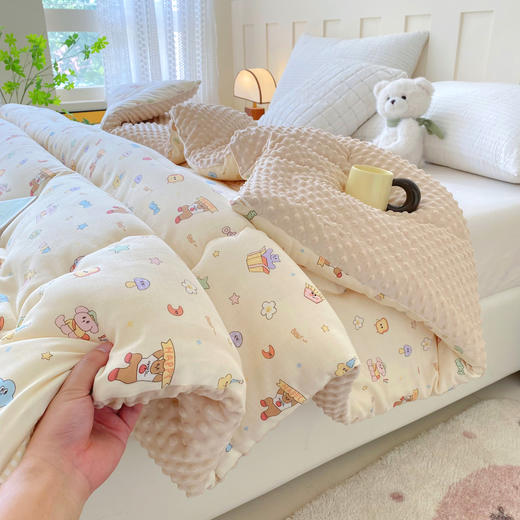 【品牌直发】小象咘叮A类母婴级全棉双层纱婴儿绒210g yb1112016 商品图2