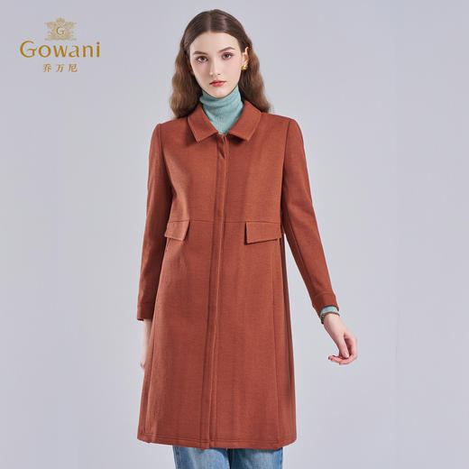 【100%绵羊毛】乔万尼重磅绵羊毛大衣纯羊毛呢子EI4A570 商品图2