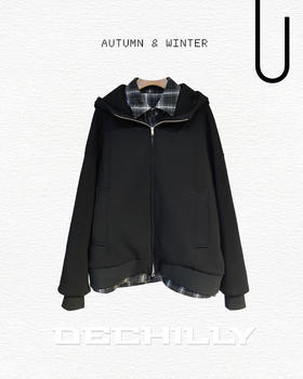 543874536卫衣假两件羽绒服