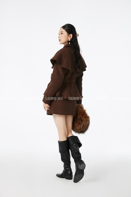 【门店同款】ENJOY冬季“相聚时刻”复古翻领收腰套装裙 167696783 商品图8