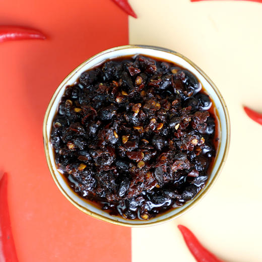 茂德公香辣酱王辣椒酱自制拌饭酱蒜泥酱剁椒酱下饭酱甜面酱225g 商品图6