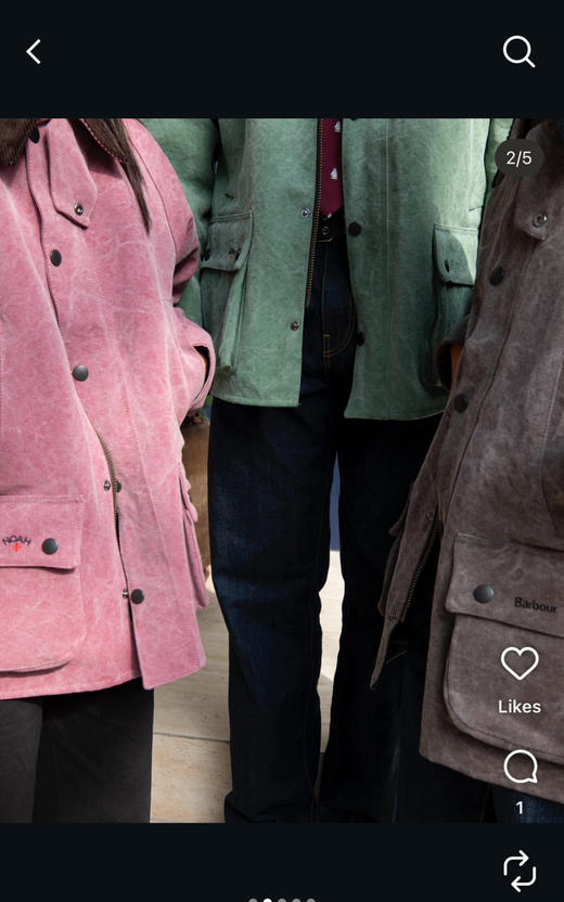 马思纯日本博主同款Barbour Noah 联名款夹克外套110411 商品图10