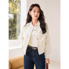 【年货节】熙世界白色休闲立领棒球服外套女2025秋装新款宽松小个子短款上衣 商品缩略图2