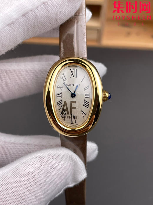 AF卡地亚Baignoire浴缸系列 女士石英腕表 高端美洲鳄鱼皮表带版 商品图2