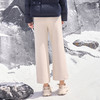 半身缘女裤 秋冬时尚舒适柔软保暖百搭显瘦休闲裤254102U30320076 商品缩略图4