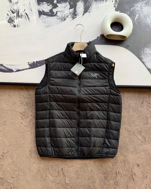 D110436冬季胸前印染LOGO羽绒立领情侣马甲轻薄款 商品图5