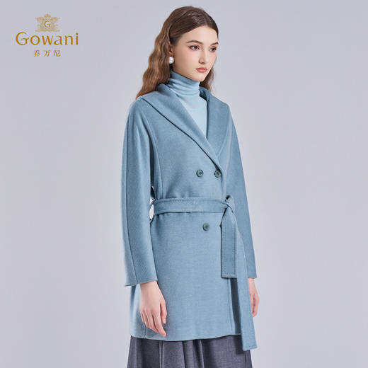 【100%绵羊毛】【高奢澳毛】乔万尼秋冬新品澳毛大衣高级感绵羊毛EI4A566 商品图2