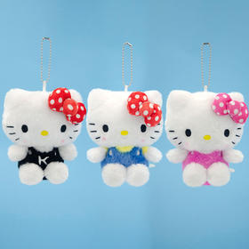 超萌卡通波点KT毛绒公仔小挂件-纪念日百货门店同款167793364