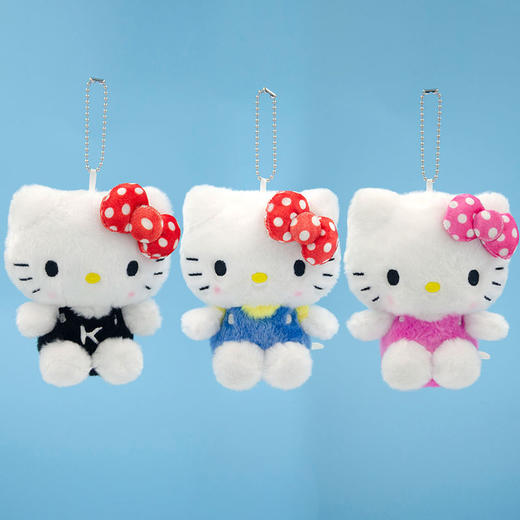 超萌卡通波点KT毛绒公仔小挂件-纪念日百货门店同款167793364 商品图0