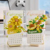 【2026花卉积木日历】十二月永生花卉桌面日历摆件拼装积木 商品缩略图6