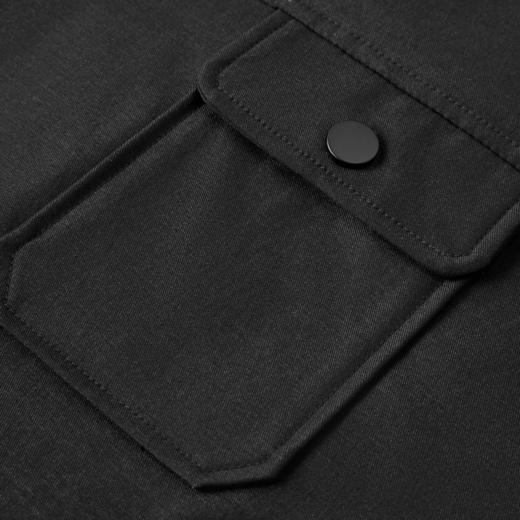 gxg.jeans男装  黑色口袋设计简约休闲翻领夹克外套男 25冬新品 商品图3