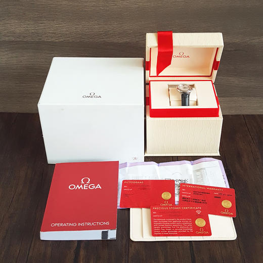 【95新】OMEGA 欧米茄	
424.13.27.60.52.002石英机芯碟飞系列27MM（女款）精钢161025NJS07 商品图1
