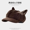 【喵小仟 秋冬麂皮绒帽子合集】  网红休闲 复古百搭 显脸小头包脸 商品缩略图9