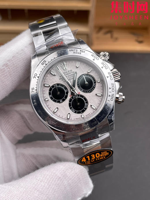 劳力士新款 QF配重版 重量180克+ 迪通拿陨石盘配重版 陨石迪钢带款 4130机 男士腕表 商品图1