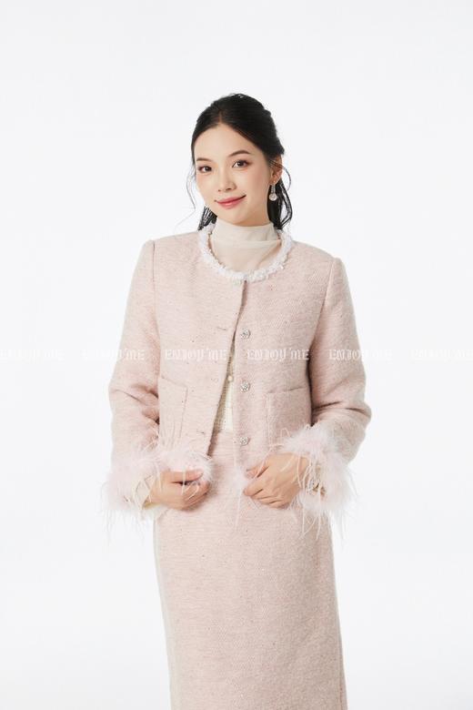 【门店同款】ENJOY冬季“相聚时刻”拼接毛毛羽绒小香套装 167697196 商品图4