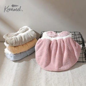 9楼母婴生活馆krramel干发帽强吸水速干神器擦头发干发巾包头巾浴帽可爱护发帽 吊牌价：48元