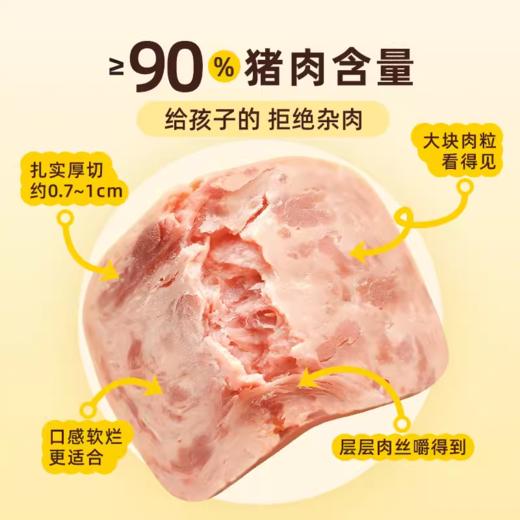 【米马团购】食味的初相 黑猪午餐肉320g*1盒/2盒/3盒 90%肉含量大肉粒独立装8片无味精 包邮 商品图2