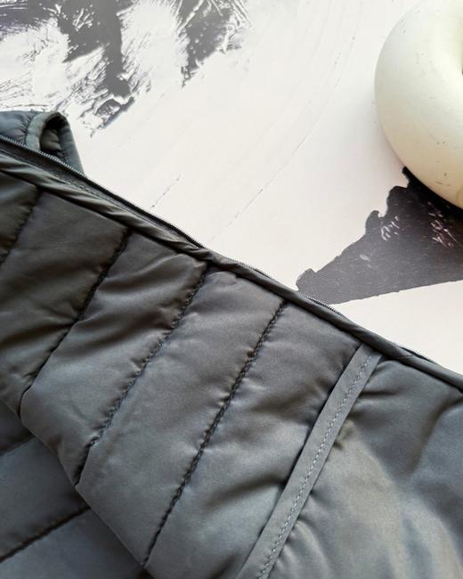 D110436冬季胸前印染LOGO羽绒立领情侣马甲轻薄款 商品图13