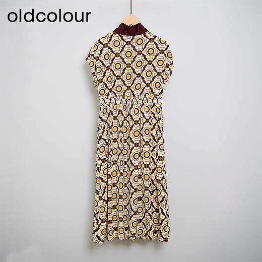 oldcolour欧珂夏季设计感时尚气质高级无袖连衣裙女DN23104084 商品图1