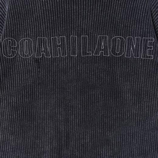 22120SDSA男士秋冬新款痞帅男装慵懒风简约刺绣字母圆领毛衣百搭宽松 商品图3