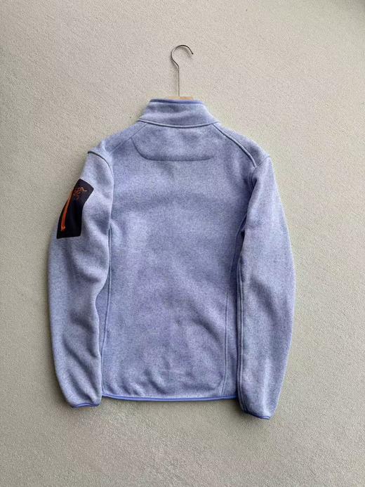 D110429秋冬COVERT玛卡龙配色刺绣版本立领开衫轻量抓绒外套男女同款 商品图5