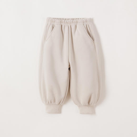 [加厚长绒]马克珍妮男女童保暖百搭运动束脚裤宝宝裤子冬装551789/552112 商品图1