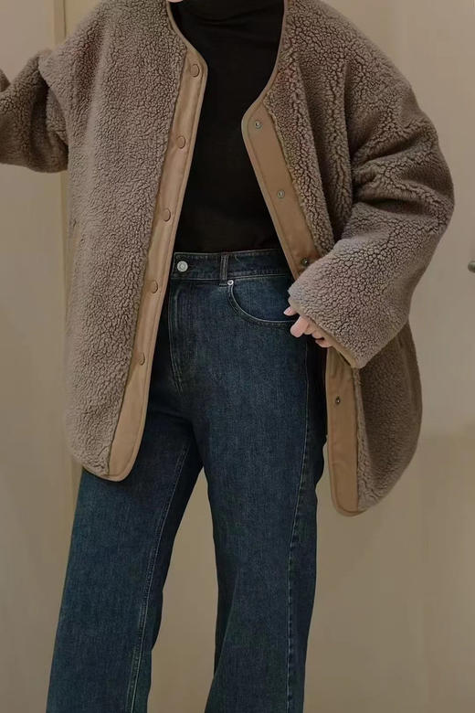 【高品质私服】【IC骆驼绒羊毛剪绒棉棉服】手感细腻 柔软蓬松 独特的两面穿设计，不仅是颜值担当N1128-CC【无标出货 介意慎拍】 商品图6