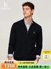 D110419秋冬新品男士上衣纯色长袖针织开衫拉链保暖外套 商品缩略图6