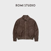ROMI STUDIO“封蜡皮衣”进口牛皮革重洗水复古皮外套 RWCWWG6090 商品缩略图0