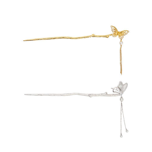 大英博物馆 叠彩蝶韵系列 流光蝶影系列 发簪 商品图4