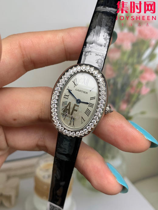 AF卡地亚Baignoire浴缸系列 女士石英腕表 高端美洲鳄鱼皮表带版 商品图1