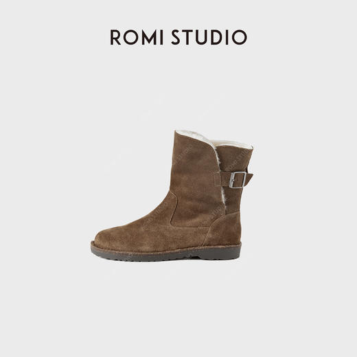 ROMI STUDIO"温暖包裹"牛反绒羊毛轻舒保暖耐磨雪地靴RWCWP34551 商品图3